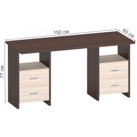 Письменный стол СКЛ-Прям150