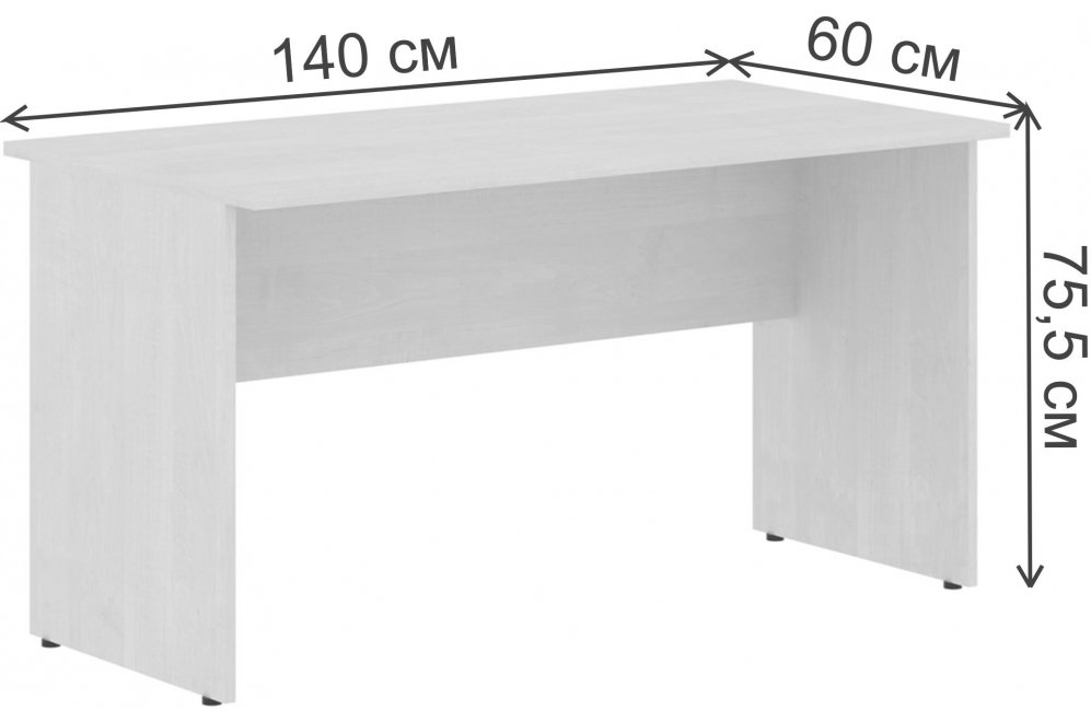 Письменный стол SkyLand IMAGO СП-3.1 1400х600х755 белый
