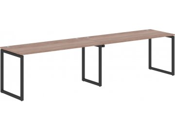 Письменный стол Skyland XQWST 1414 140х140,6х75 двухместный дуб сонома / антрацит