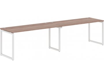 Письменный стол Skyland XQWST 3214 3206х1406х750 четырехместный дуб сонома / белый
