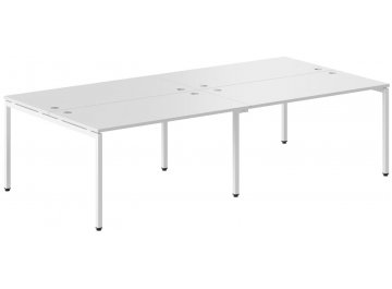 Письменный стол Skyland XTEN-S XWST 1414 1400х1406х750 двухместный белый / белый