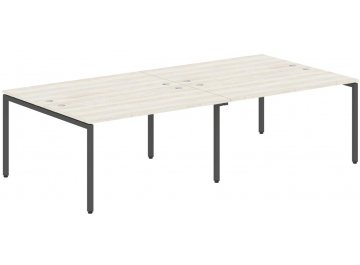 Письменный стол Skyland XTEN-S XWST 1414 1400х1406х750 двухместный сосна эдмонт / антрацит