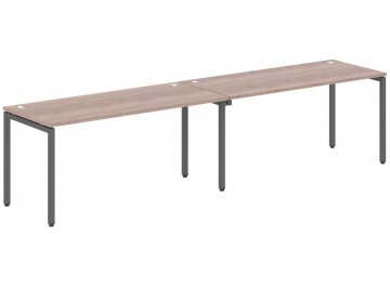 Письменный стол Skyland XTEN-S XWST 3214 3206х1406х750 четырехместный дуб сонома / антрацит
