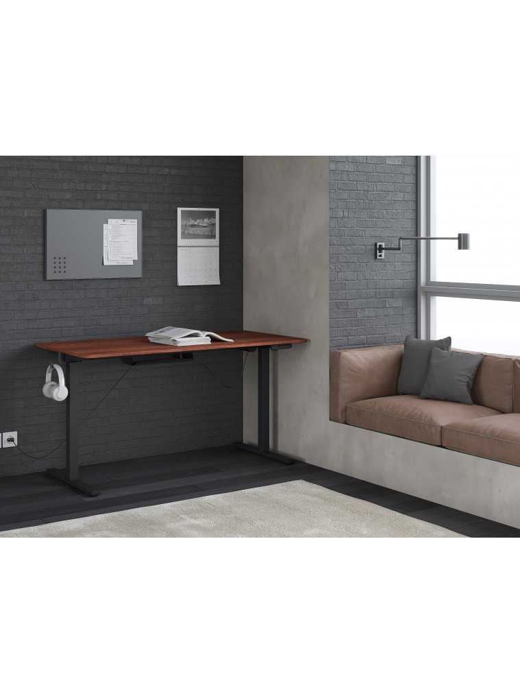 Письменный стол SkyLand XTEN-UP AT-002 1200х600х730/1210 дуб темный / черный