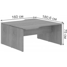 Письменный стол SkyLand XTEN X2CET 169.2 1600х1806х750 двойной