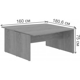 Письменный стол SkyLand XTEN X2CT 169.3 1600х1806х750 двойной