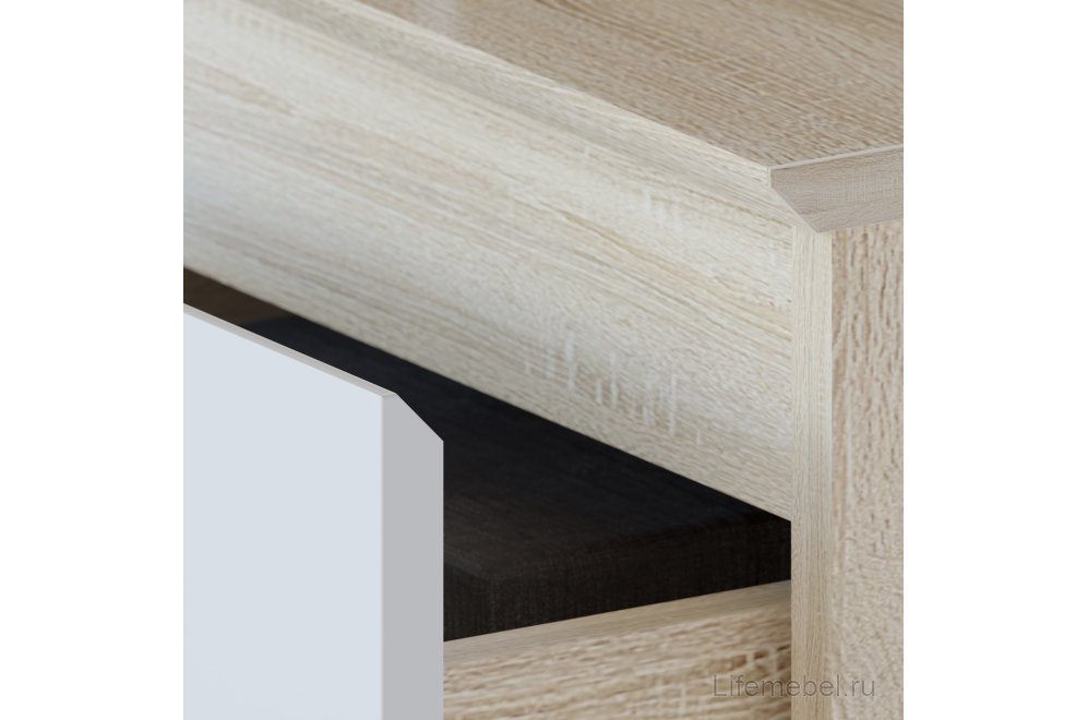 Письменный стол СПМ-19 дуб сонома / белый 