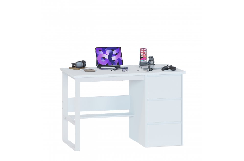 Письменный стол СПМ-211 белый