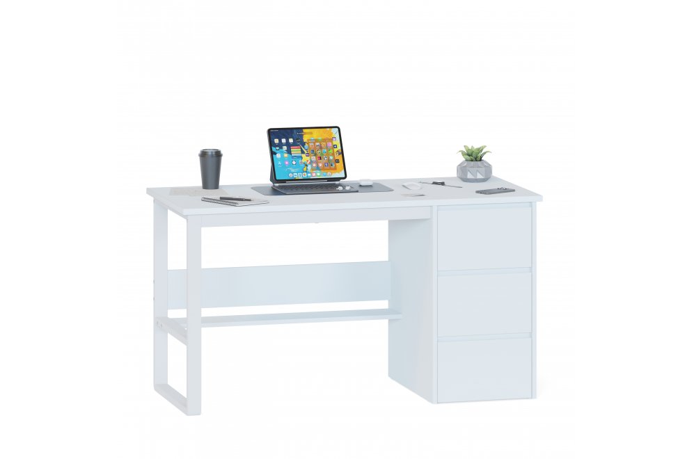 Письменный стол СПМ-212 белый