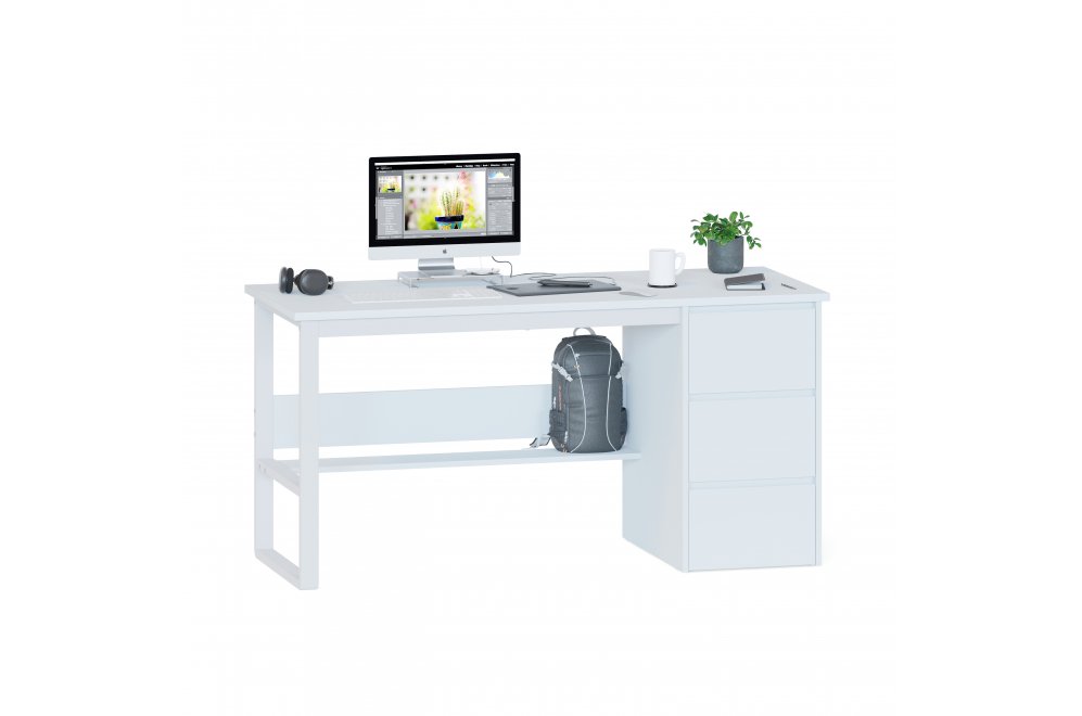 Письменный стол СПМ-214 белый