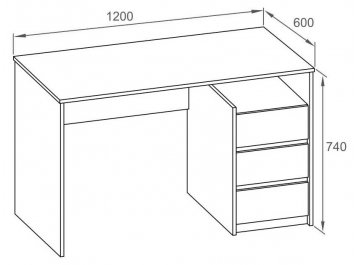 Письменный стол СПм-21