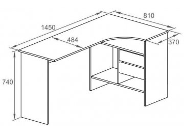 Письменный стол СПм-25