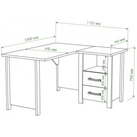 Письменный стол СТД-У КБЕ