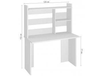 Письменный стол Беланта-Прям120(без тумбы)+НКЛ-120 Н