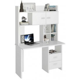 Письменный стол СКЛ-Прям120+НКЛХ-120 БЕ