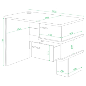Письменный стол СД-15 C