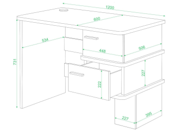Письменный стол Юранта-15 C