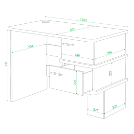 Письменный стол СД-15 C