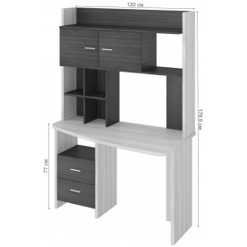 Письменный стол СКЛ-Крл120+НКЛХ -120 В ПРАВ