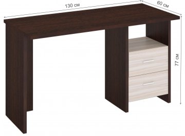 Письменный стол СКЛ-Прям130 ВК
