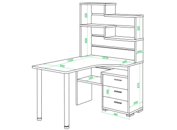 Письменный стол СР-132-130
