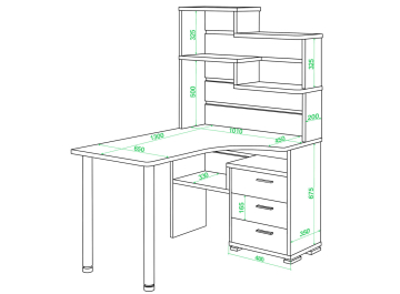 Письменный стол СР-132-130