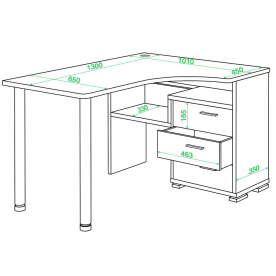 Письменный стол СР-132С-130
