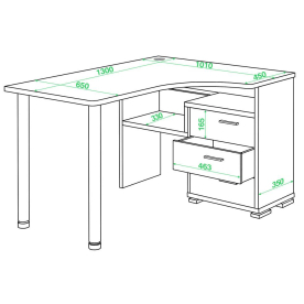 Письменный стол СР-132С-130