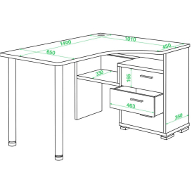 Письменный стол СР-132С-140