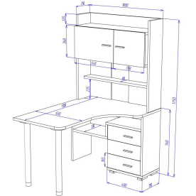 Письменный стол СР-133-130