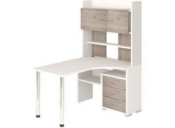 Письменный стол СР-133-140 белый / нельсон