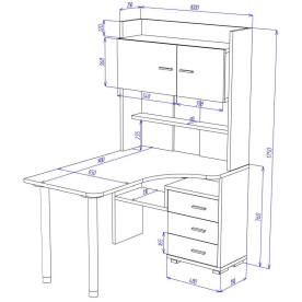 Письменный стол СР-133-140