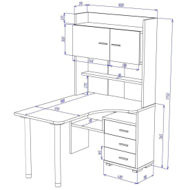Письменный стол СР-133-140
