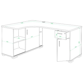 Письменный стол СР-140М