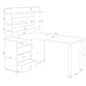 Письменный стол СР-145М