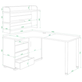 Письменный стол СР-145М