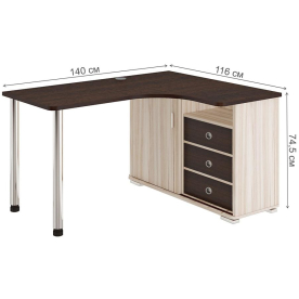 Письменный стол СР-145СМ КВВ-ПРАВ правый