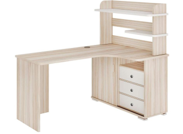 Письменный стол СР-165 карамель / белый жемчуг / карамель