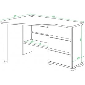 Письменный стол СР-322С БЕШ-ПРАВ