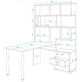Письменный стол Жаспера-420/150