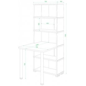 Письменный стол СБ-10М / 5 К