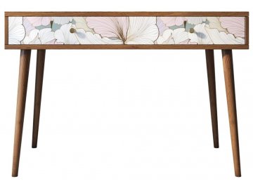 Компьютерный стол Воаб малый орех / принт 39