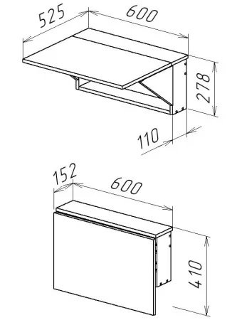 Стол-книжка СО1 белый