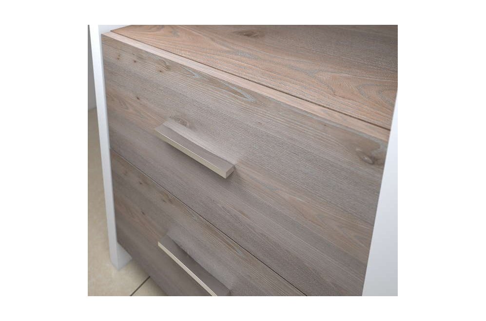 Стол компьютерный Валина 120 х 60 см белый / нельсон