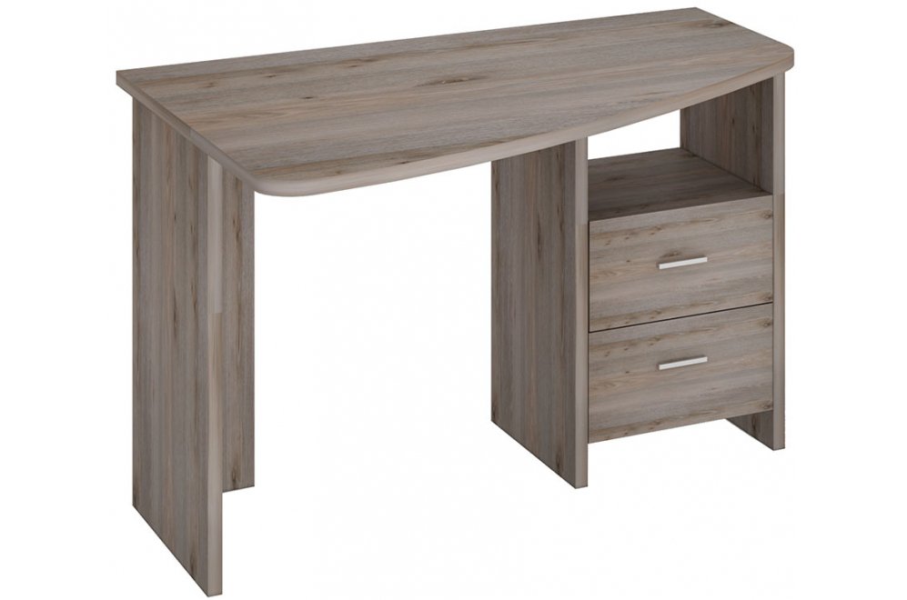 Стол компьютерный 120 х 60 см круглый нельсон левый