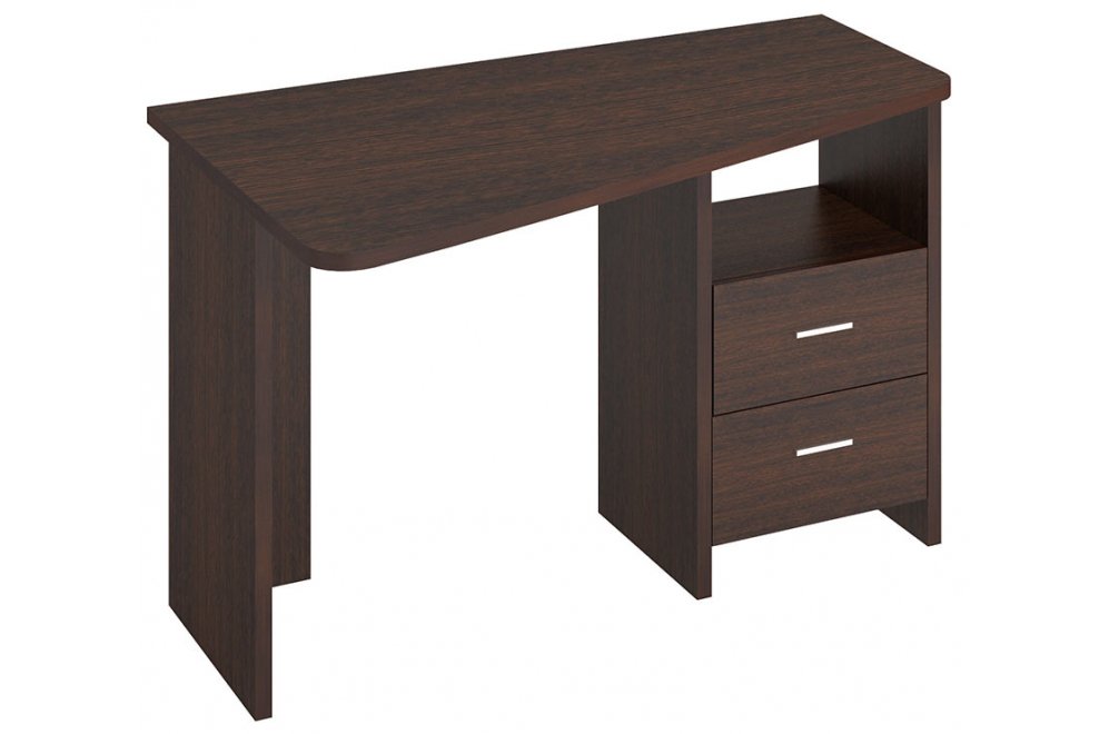 Стол компьютерный Валина 120 х 60 см трапеция венге левый