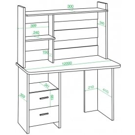 Компьютерный стол Парина