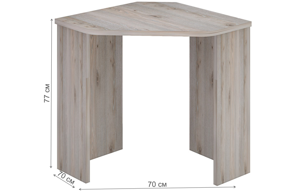 Стол компьютерный угловой 70 х 70 см нельсон