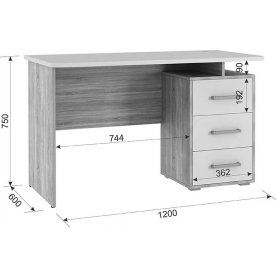Компьютерный стол 1200 Лайт-2