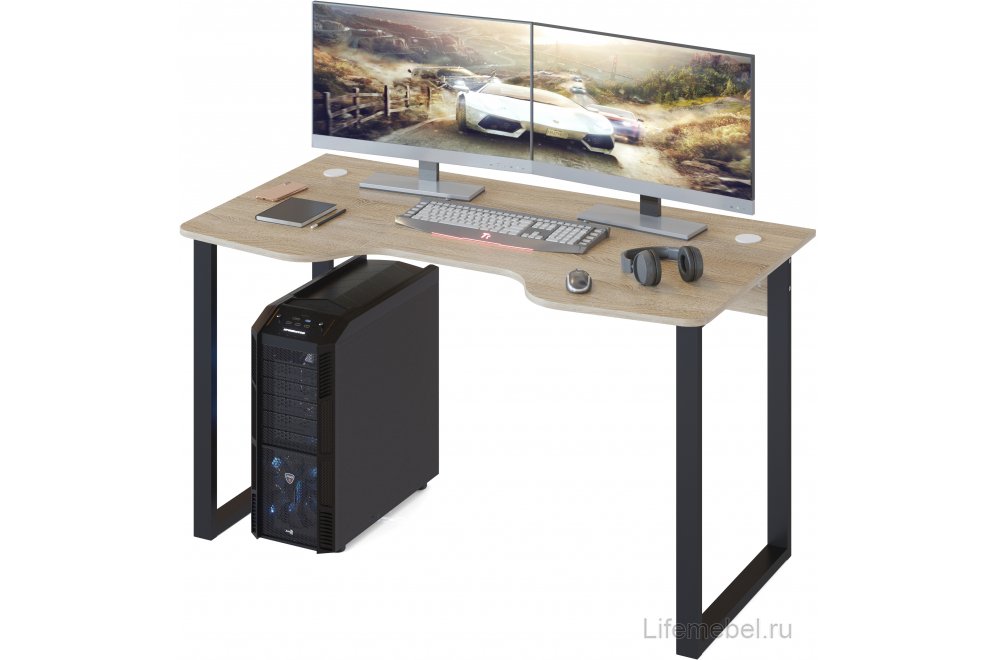 Стол компьютерный КСТ-19 дуб сонома